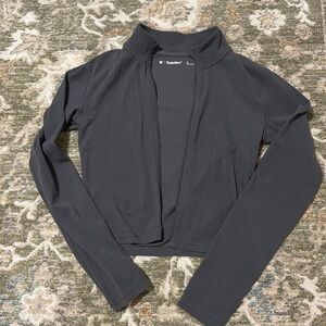 Aritzia TNA butter zip up grey